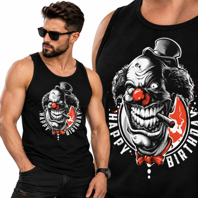 TANK TOP  HORROR HAPPY CLOW